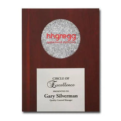 Mica Plaque - Round Crystal House