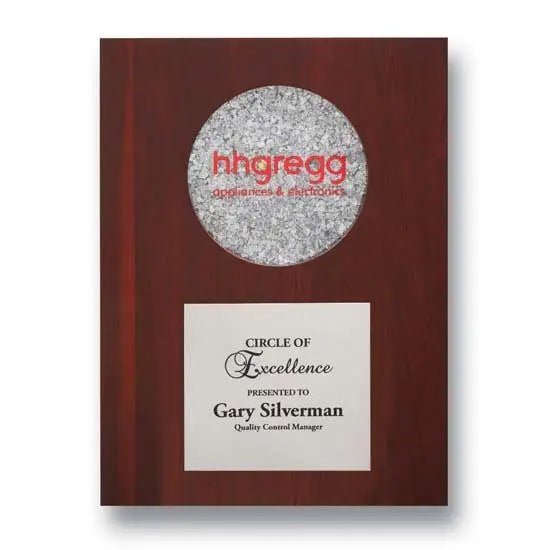 Mica Plaque - Round Crystal House