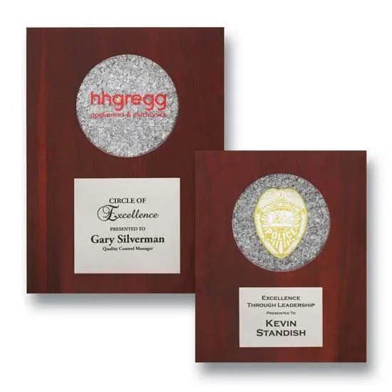 Mica Plaque - Round Crystal House