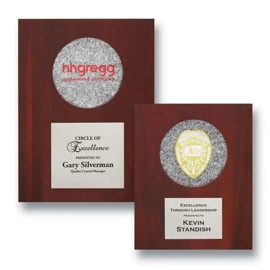 Mica Plaque - Round Crystal House