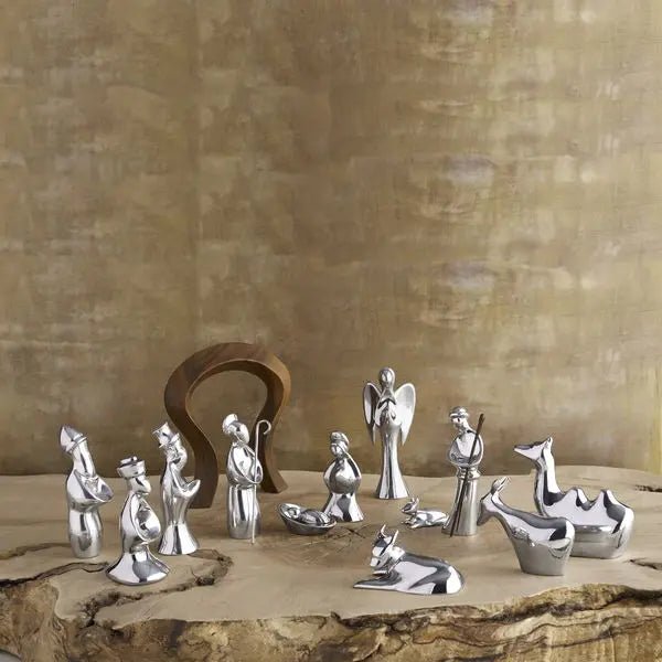 Miniature Nativity - Shepherd and Lamb Nambé