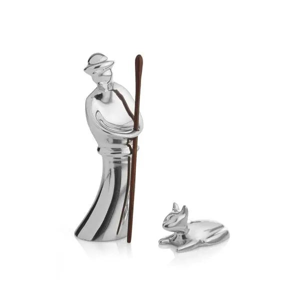 Miniature Nativity - Shepherd and Lamb Nambé