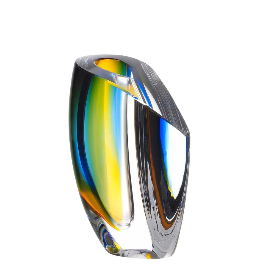 Mirage Vase, Blue Amber Kosta Boda