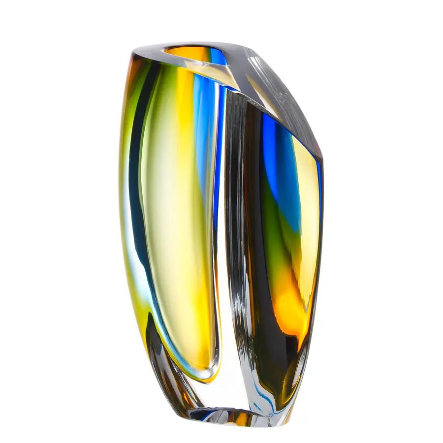 Mirage Vase, Blue Amber Kosta Boda