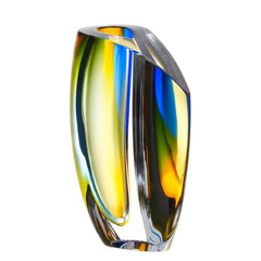 Mirage Vase, Blue Amber Kosta Boda