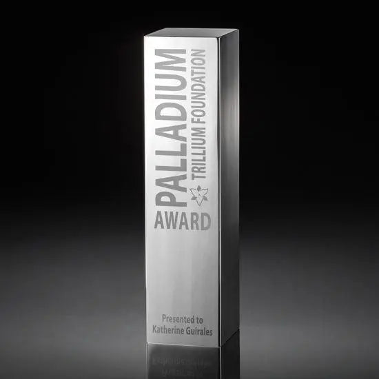 Monument Award - Solid Aluminum Crystal House