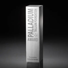 Monument Award - Solid Aluminum Crystal House