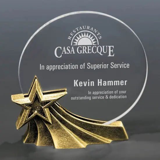 Moon & Star Award Crystal House