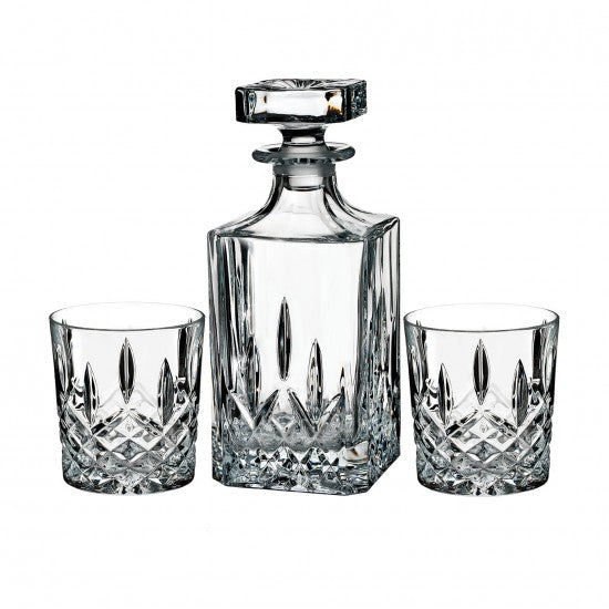 Markham 11oz Double Old Fashioned, Pair & Square Decanter
