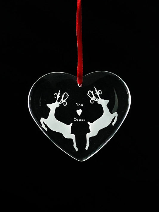 My Deerest - Heart Ornament Crystal House