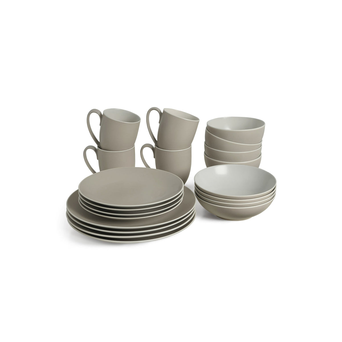 POP Starter Dinnerware Bundle - Sand (20 Pieces) Nambé