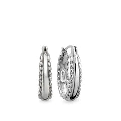 Braid Hoop Earrings