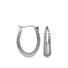 Braid Hoop Earrings