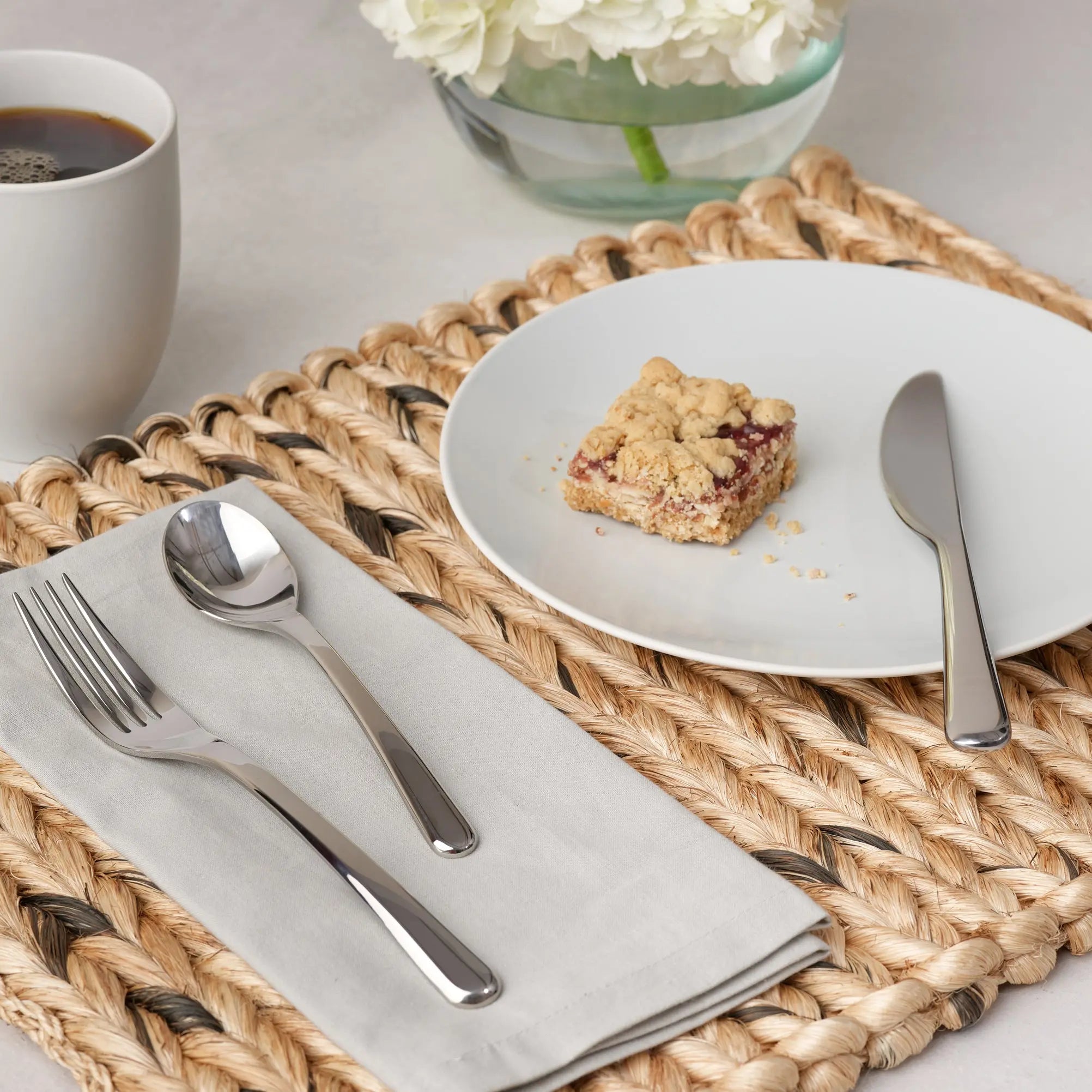 Aura 45-Piece Flatware Set - Crystal House