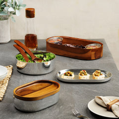 Oblong Nest Large Tray Nambe