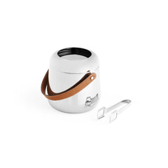 Tahoe Ice Bucket w/Tongs Nambé