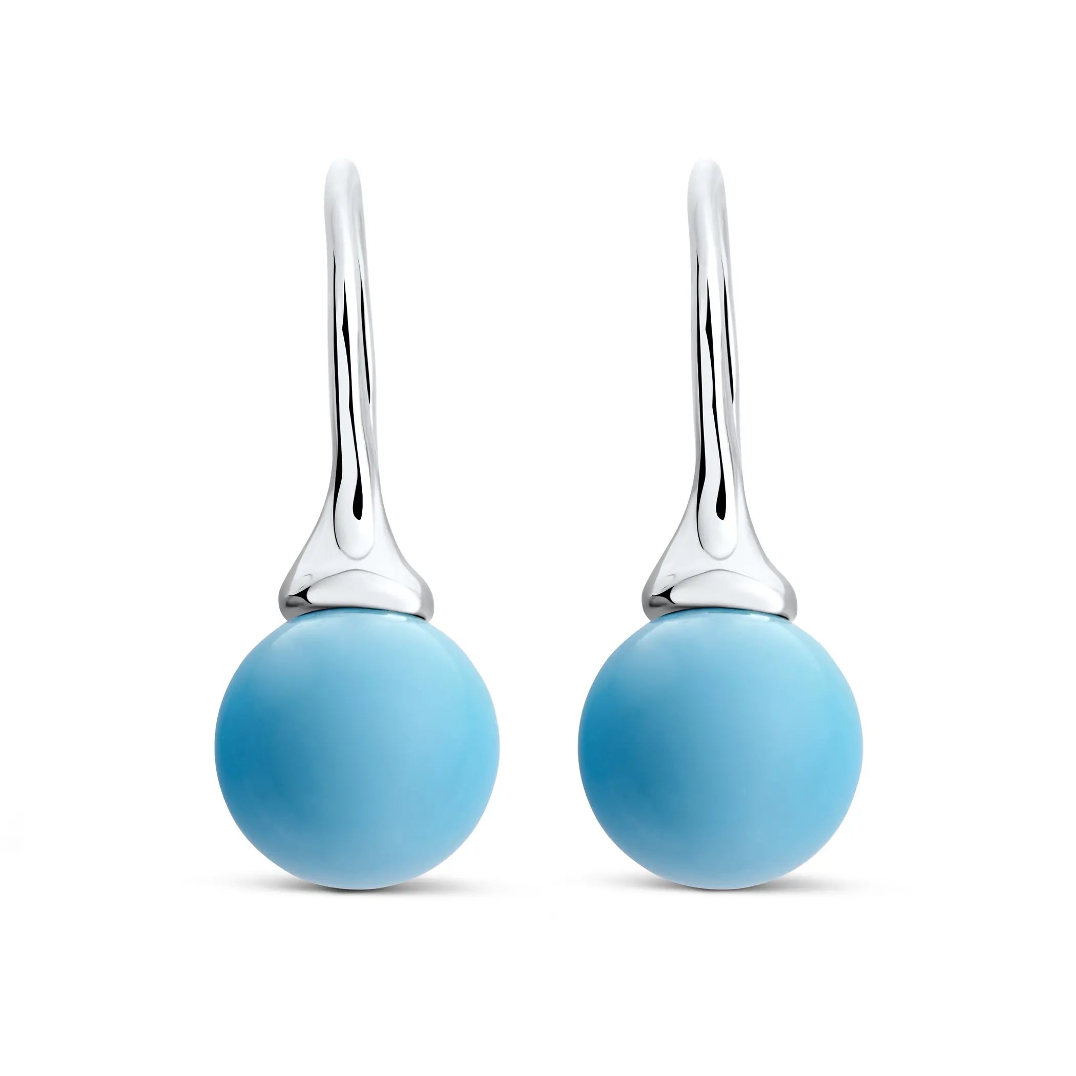 Marina Natural Silver Tide French Wire Earrings Nambé