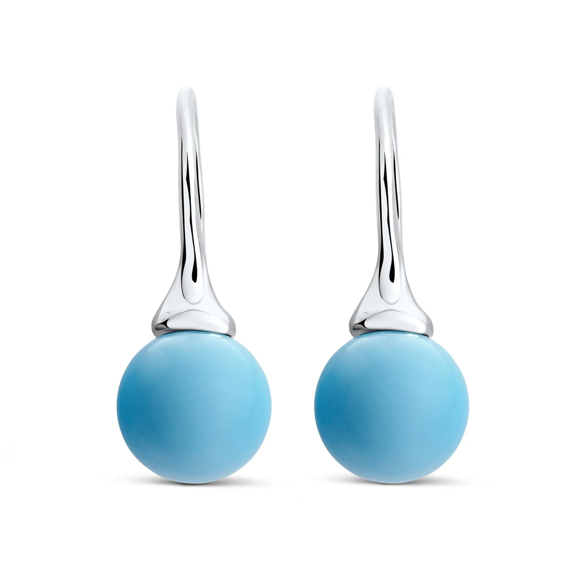 Marina Natural Silver Tide French Wire Earrings Nambé