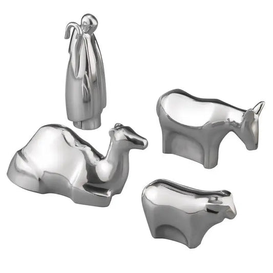 Nativity - Shepherd and Animals Nambé figurine set