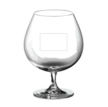 Navy Logo Sand Carved on Brandy Snifter (PAIR) Crystal House