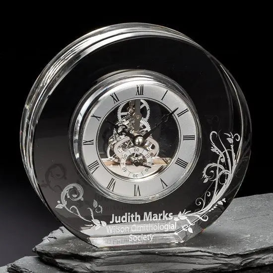 New York Clock - Optical Crystal House