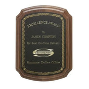 Notched Corner Plaque Crystal House