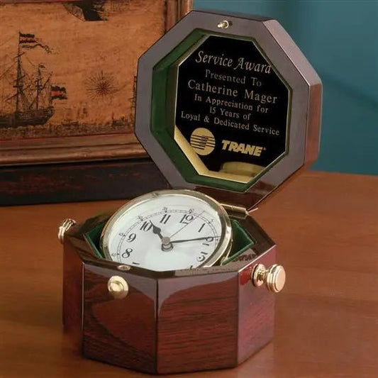 Octagon Shape Clock