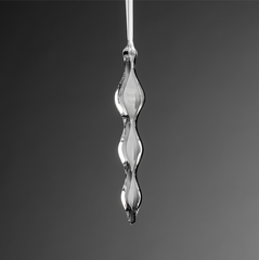 2023 Annual Christmas Ornament: Swedish Crystal Icicle Collection | Limited Edition Orrefors