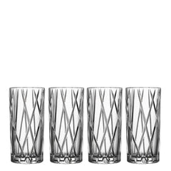 City Highball - Set of 4 - Crystal House