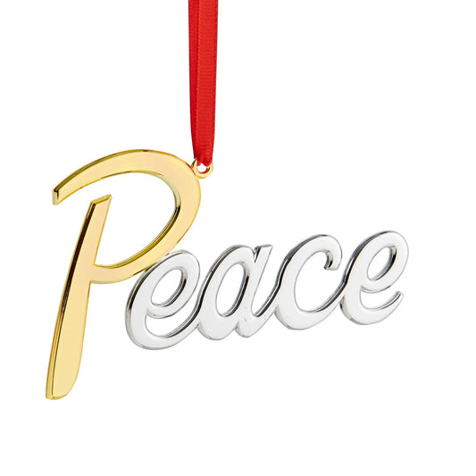 Peace Ornament Nambé
