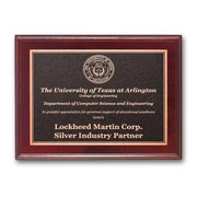 Photocast Plaque - Mahogany Crystal House