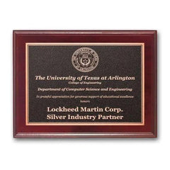 Photocast Plaque - Mahogany Crystal House