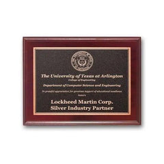 Photocast Plaque - Mahogany Crystal House