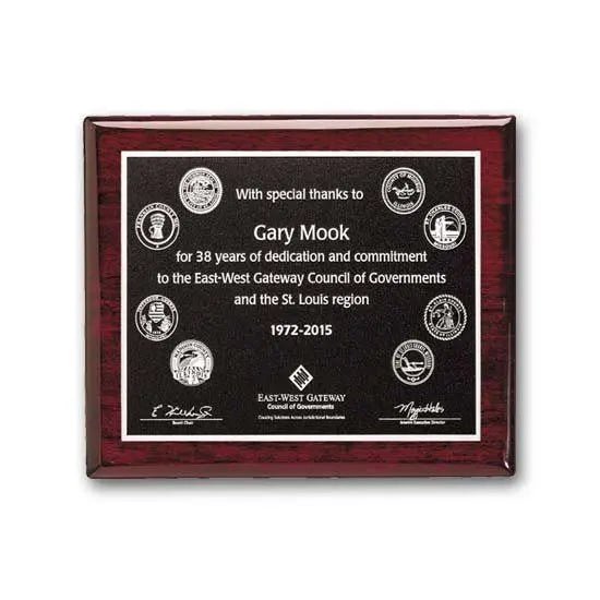 Photocast Plaque - Rosewood Crystal House