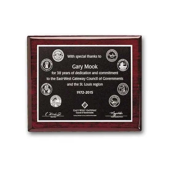 Photocast Plaque - Rosewood Crystal House