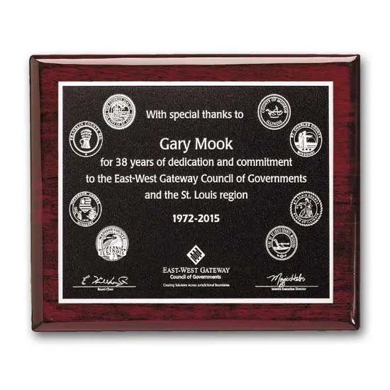 Photocast Plaque - Rosewood Crystal House