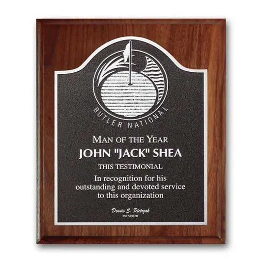 Photocast Plaque - Walnut Cove Edge Crystal House