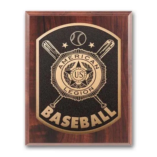 Photocast Plaque - Walnut Finish Crystal House