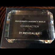Profound Message Paperweight Crystal House
