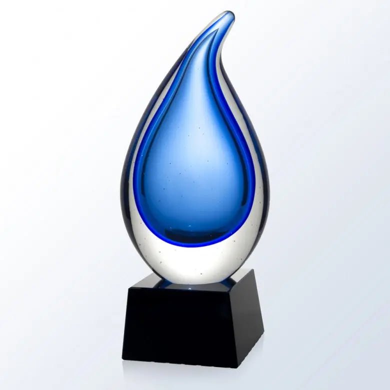RAIN DROP - ART GLASS Crystal House - Prism