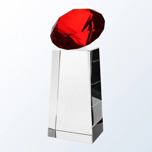 RED DIAMOND SLANT Crystal House - Prism