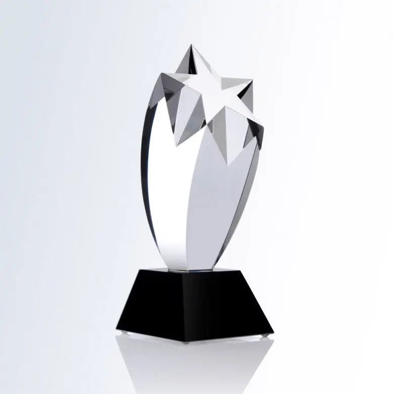 RISING STAR AWARD - BLACK SQUARE BASE Crystal House - Prism