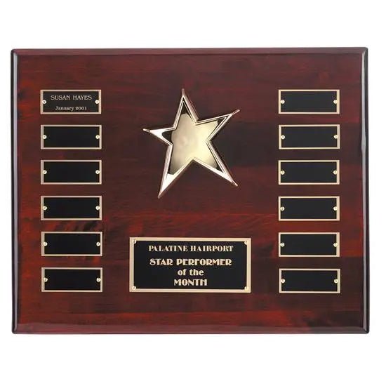 Rising Star - black brass Crystal House