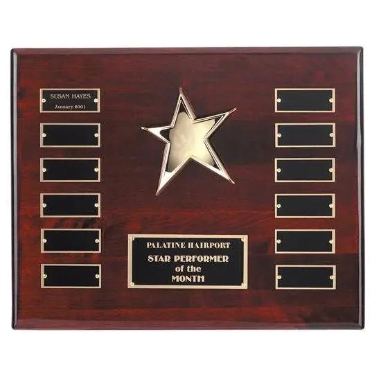 Rising Star - black brass Crystal House