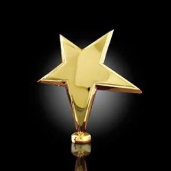 Rising Star (FIGURE ONLY) S - Gold 4 Â¼" Crystal House