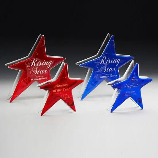 Ruby Art Glass Crystal House