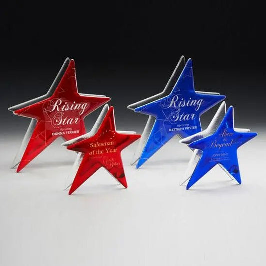 Ruby Art Glass Crystal House