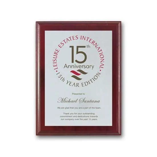 Screenprint Aluminum - Mahogany Crystal House