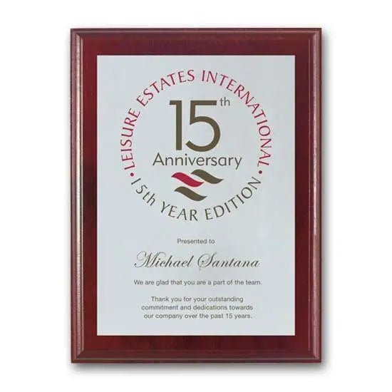 Screenprint Aluminum - Mahogany Crystal House