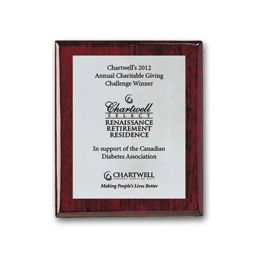Screenprint Aluminum - Rosewood Crystal House
